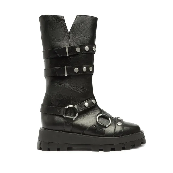 Boots Women Schutz Shoes Iggy Leather Boot