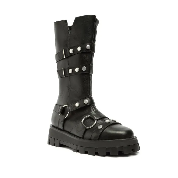 Boots Women Schutz Shoes Iggy Leather Boot