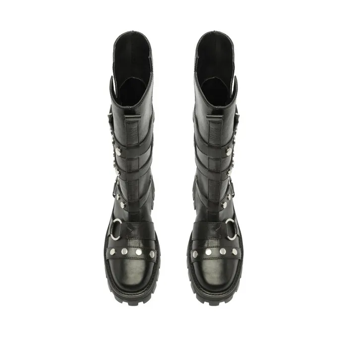 Boots Women Schutz Shoes Iggy Leather Boot