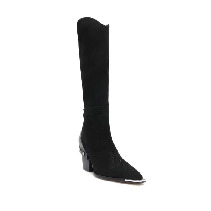 Boots Women Schutz Shoes Rianne Suede Boot Black Boots Women Schutz Shoes Rianne Suede Boot Black