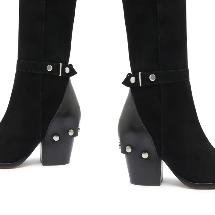 Boots Women Schutz Shoes Rianne Suede Boot Black Boots Women Schutz Shoes Rianne Suede Boot Black