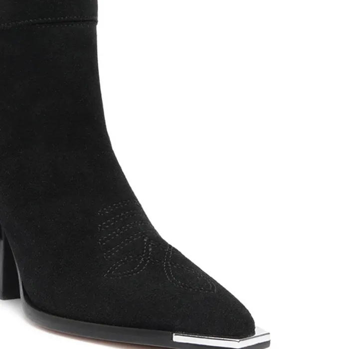 Boots Women Schutz Shoes Rianne Suede Boot Black Boots Women Schutz Shoes Rianne Suede Boot Black
