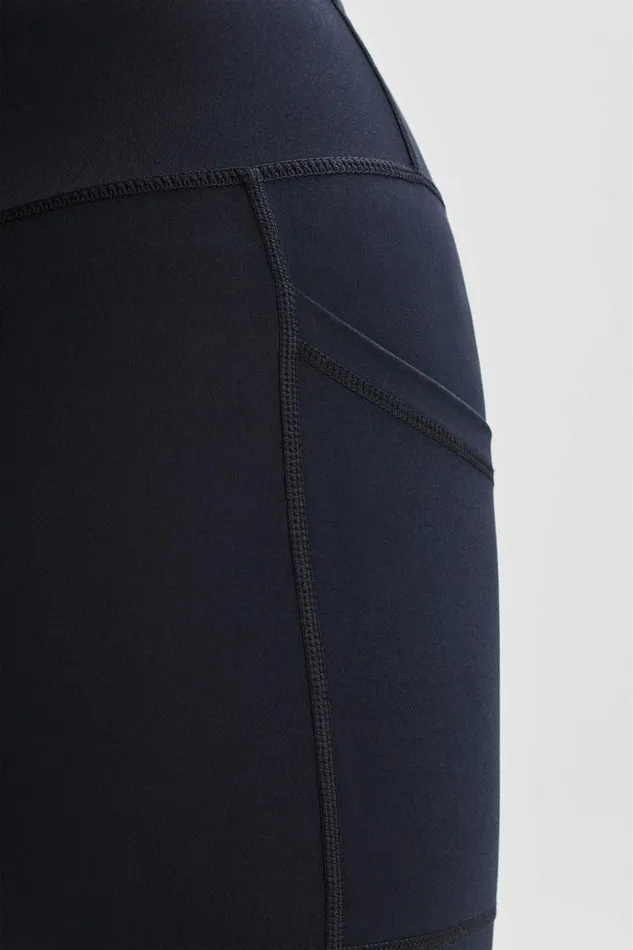 Bottoms Women Meshki Briar V Back Leggings With Pockets 8211 Black