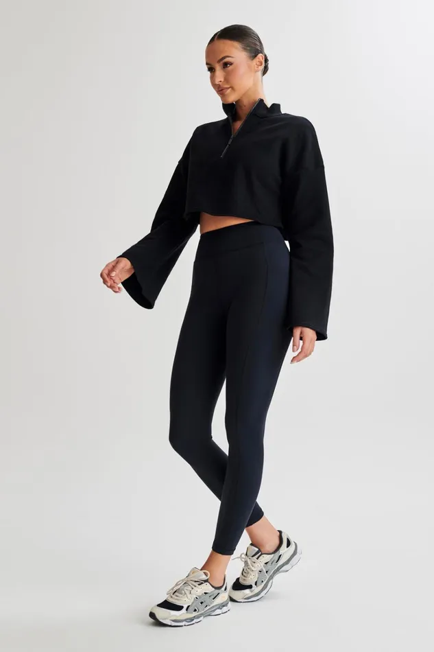Bottoms Women Meshki Briar V Back Leggings With Pockets 8211 Black
