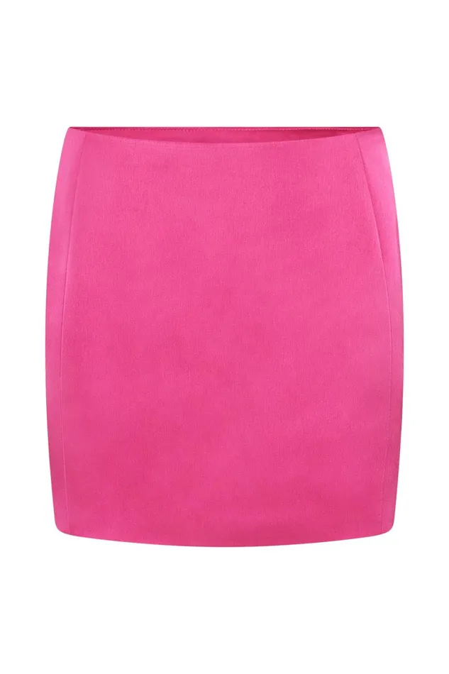 Bottoms Women Meshki Briony Low Rise Mini Skirt 8211 Fuchsia Bottoms Women Meshki Briony Low Rise Mini Skirt 8211 Fuchsia