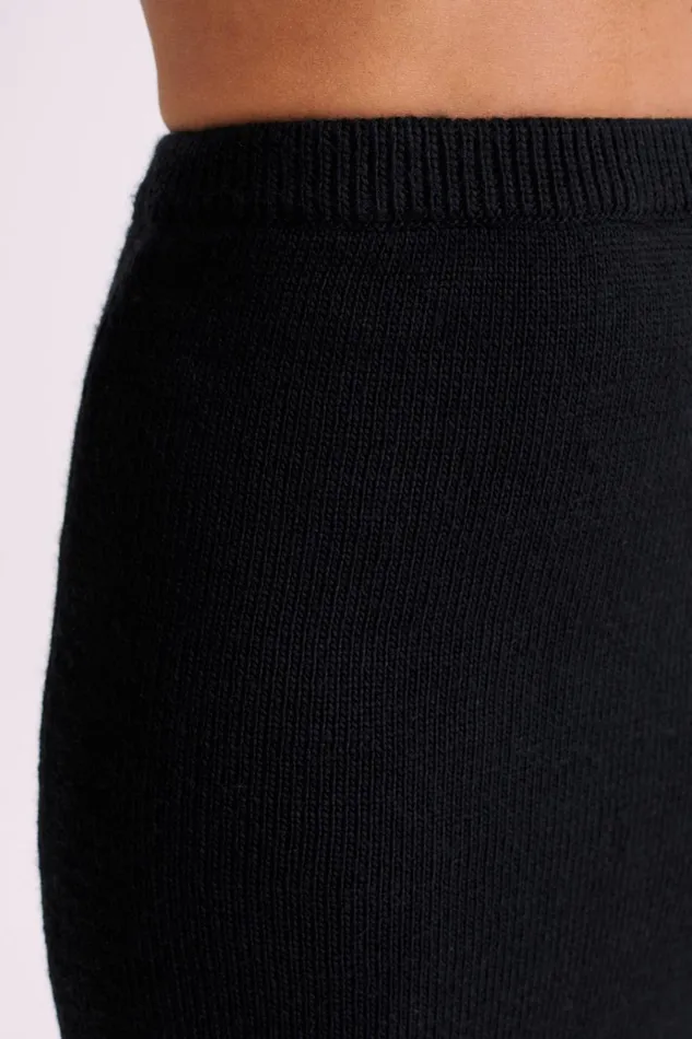 Bottoms Women Meshki Brittany Knit Midi Skirt 8211 Black