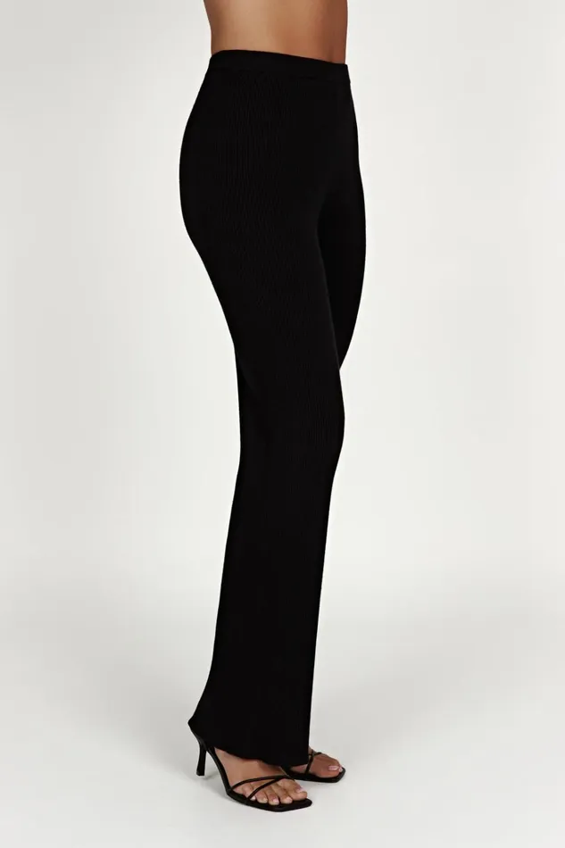 Bottoms Women Meshki Jovie Knit Pants 8211 Black Bottoms Women Meshki Jovie Knit Pants 8211 Black