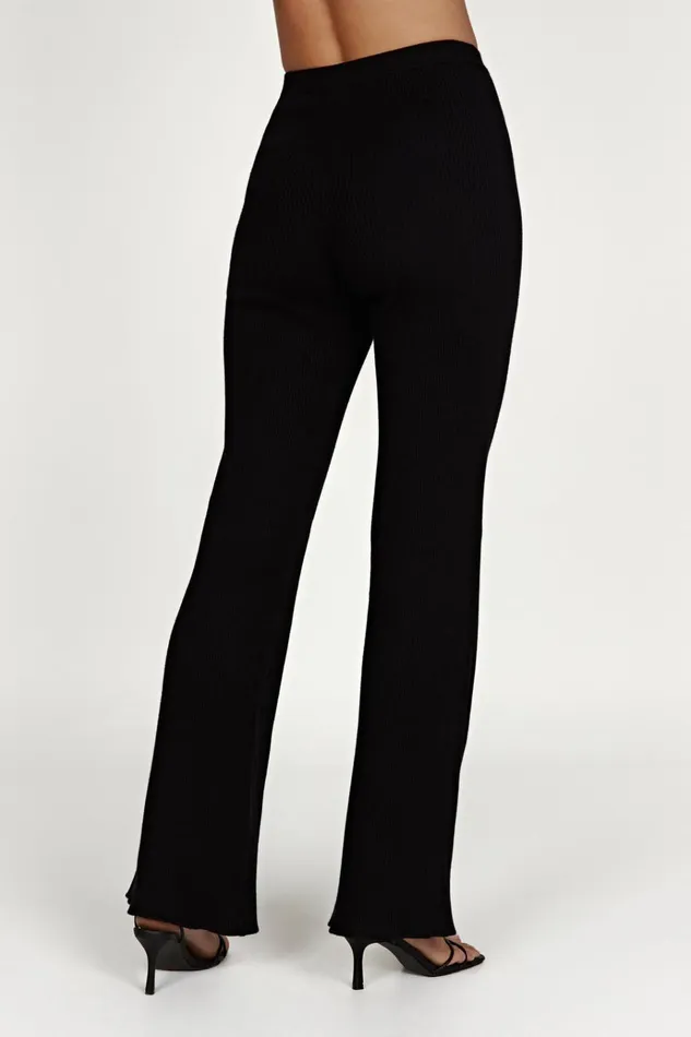 Bottoms Women Meshki Jovie Knit Pants 8211 Black Bottoms Women Meshki Jovie Knit Pants 8211 Black