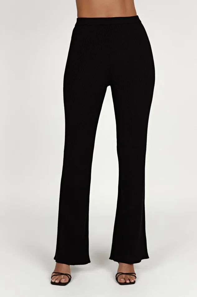 Bottoms Women Meshki Jovie Knit Pants 8211 Black Bottoms Women Meshki Jovie Knit Pants 8211 Black
