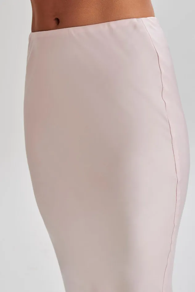Bottoms Women Meshki Violeta Satin Maxi Skirt 8211 Fairy Floss Pink