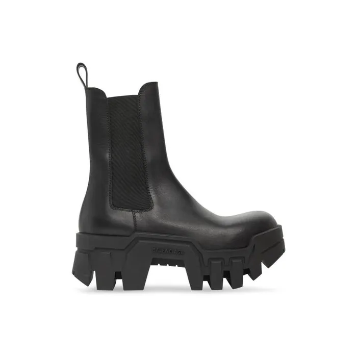 Bulldozer Chelsea Boot In Black Women Balenciaga Boots and Ankle Boots