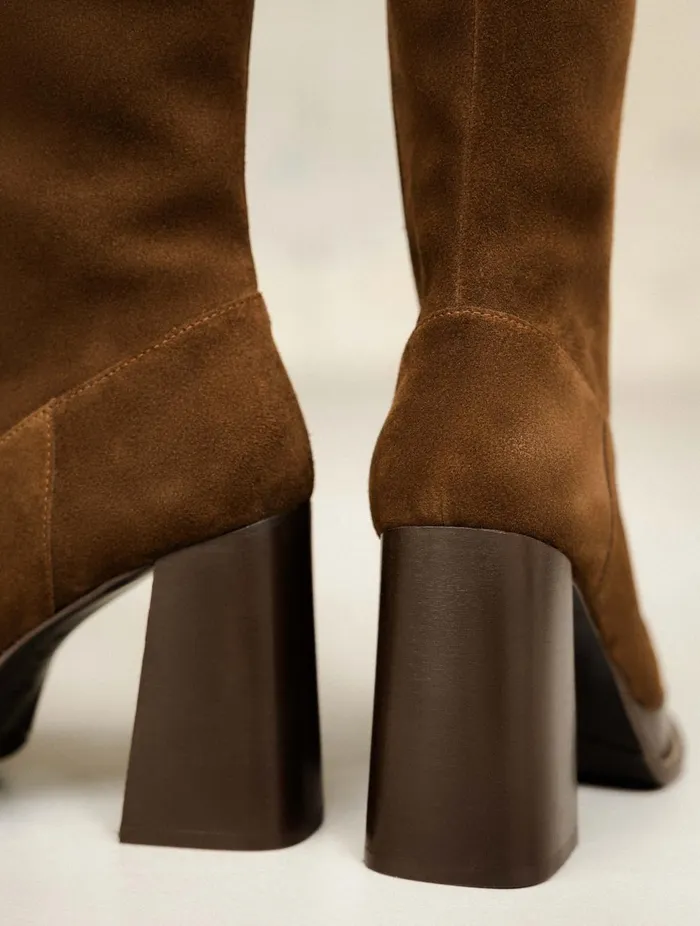 Callie Rockies Brown Women Bobbies Platforms and Clogs