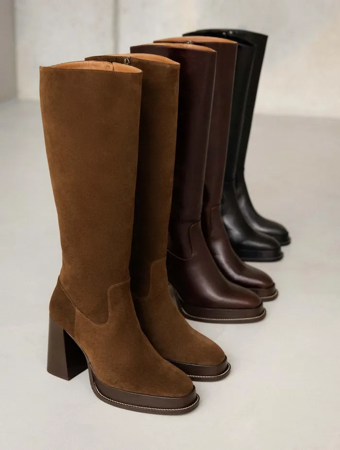 Callie Rockies Brown Women Bobbies Platforms and Clogs