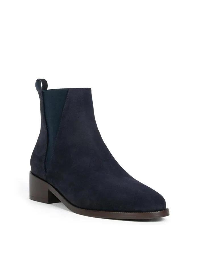 Camden Navy Women Bobbies Ankle Boots