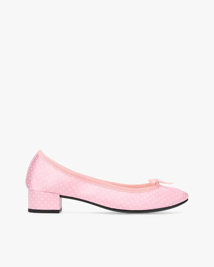 Camille Sole Rubber Ballet Flats 8211 Dots Pink Women Repetto Ballet Flats