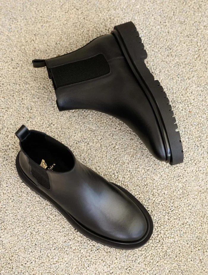 Carly Intense Black Women Bobbies Ankle Boots