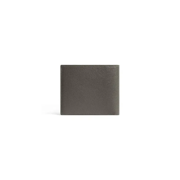 Cash Square Folded Wallet In Dark Green Men Balenciaga Wallets