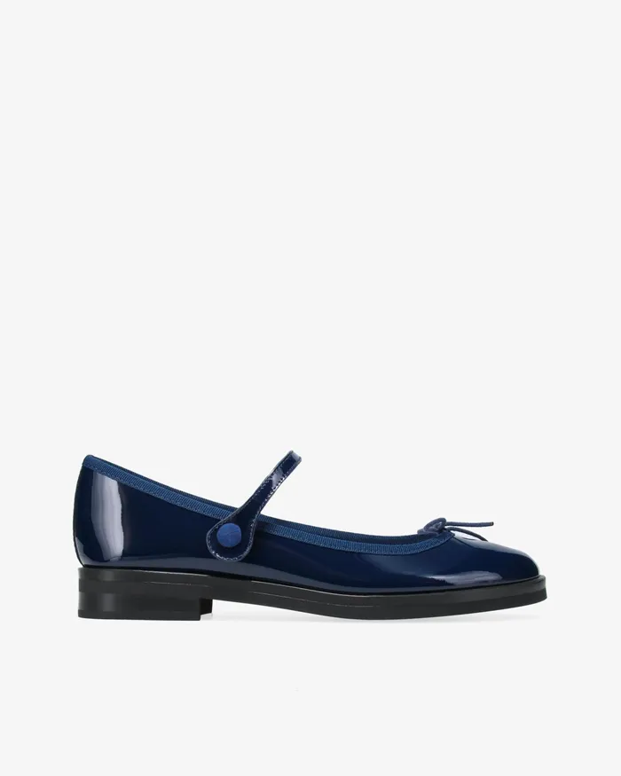 Cendrillon College Mary Janes Navy Blue Women Repetto Mary Janes