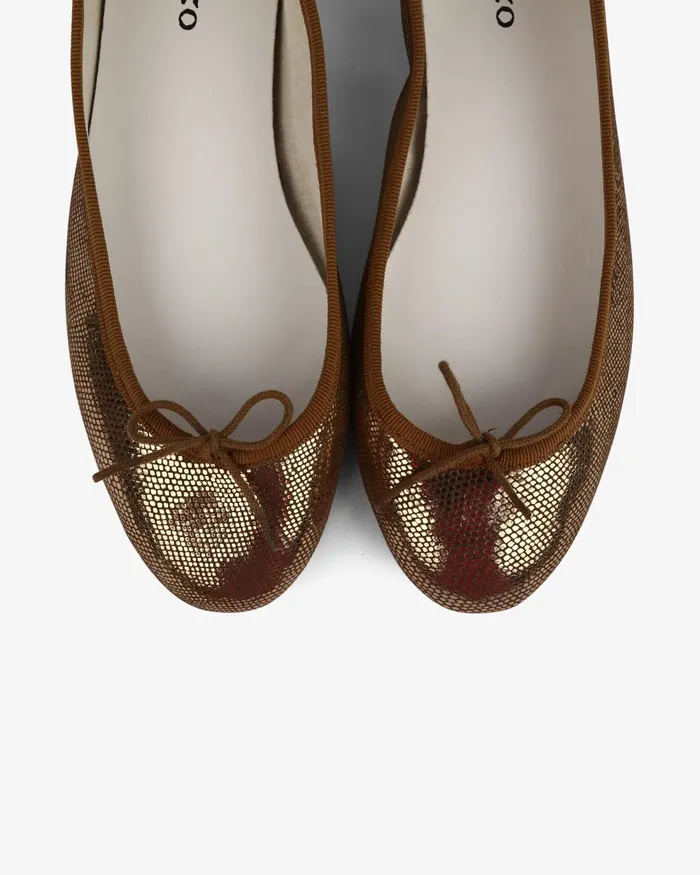 Cendrillon Rubber Sole Ballet Flats Antic Gold Women Repetto Ballet Flats