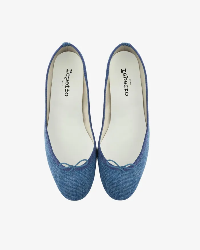 Cendrillon Rubber Sole Ballet Flats Everest Blue Women Repetto Ballet Flats