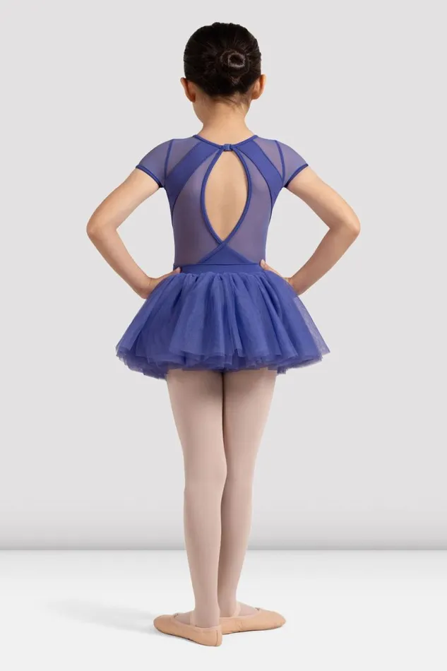 Children Dresses Bloch Girls Tulip Cap Sleeve Tutu Dress Purple