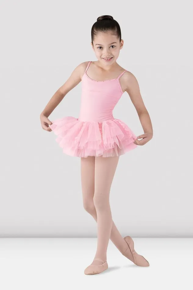 Children Leotards Bloch Girls Milani Camisole Tutu Dress Candy Pink