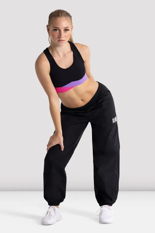 Children Pants and Leggings Bloch Girls Freestyle Cargo Pant Black