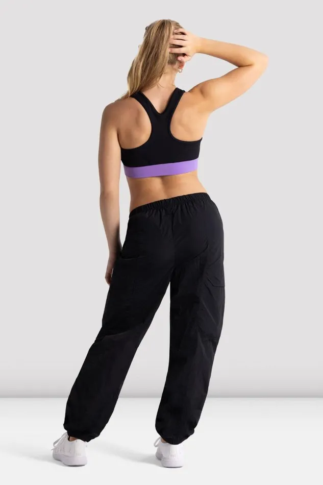 Children Pants and Leggings Bloch Girls Freestyle Cargo Pant Black