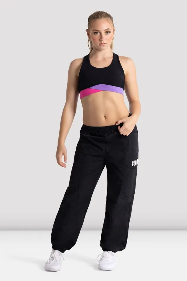 Children Pants and Leggings Bloch Girls Freestyle Cargo Pant Black