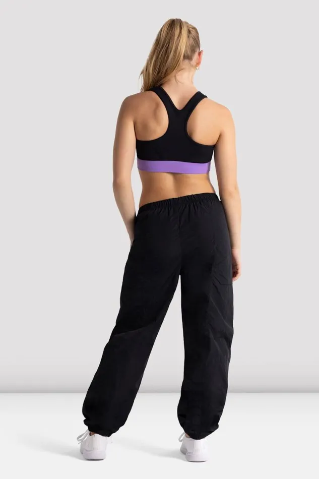 Children Pants and Leggings Bloch Girls Freestyle Cargo Pant Black