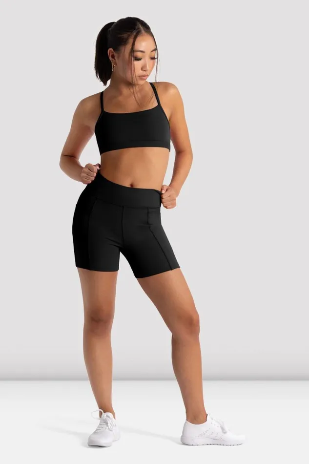 Children Shorts and Briefs Bloch Girls Signature 3 Inch Short Black