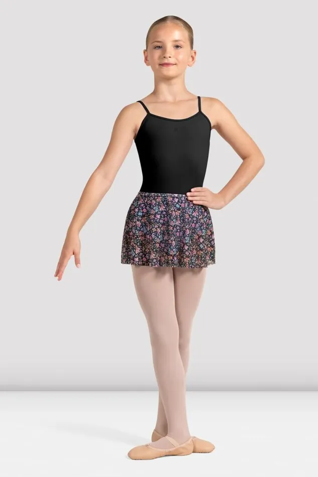 Children Skirts and Tutus Bloch Girls Floral Printed Skirt Black Floral