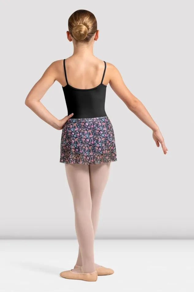 Children Skirts and Tutus Bloch Girls Floral Printed Skirt Black Floral