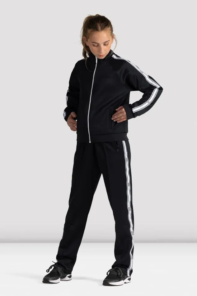 Children Warmups Bloch Bloch Logo Track Jacket Black