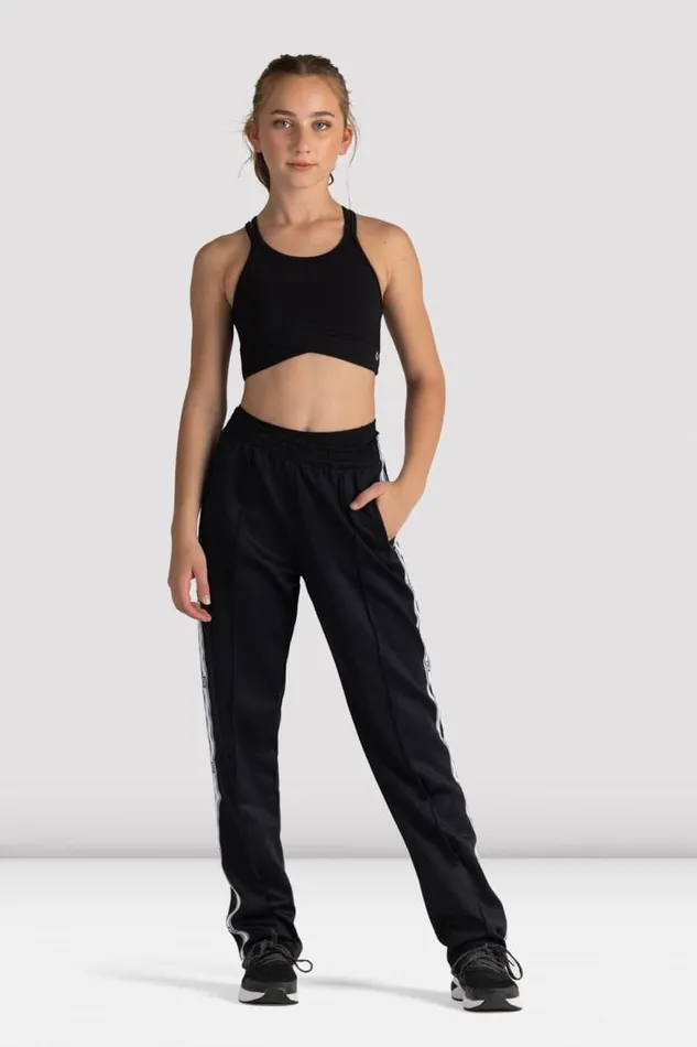 Children Warmups Bloch Bloch Logo Track Pant Black