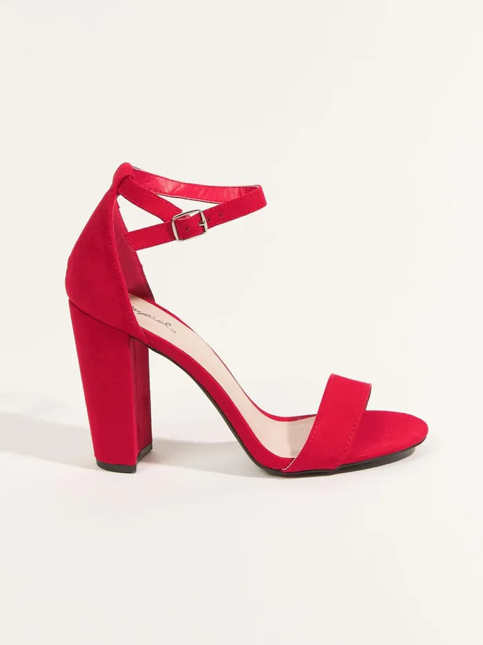 Clara Suede Heel Red Women Altar039d State Heels