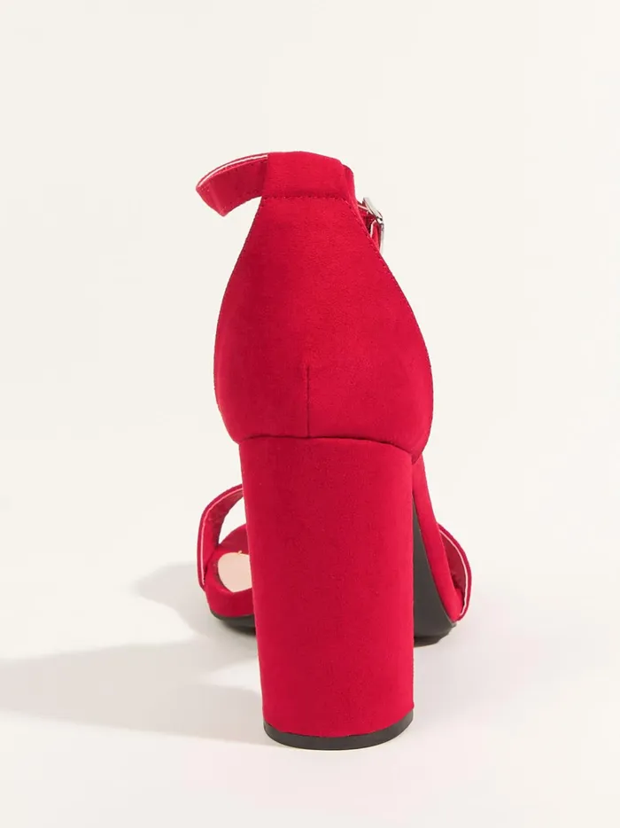Clara Suede Heel Red Women Altar039d State Heels