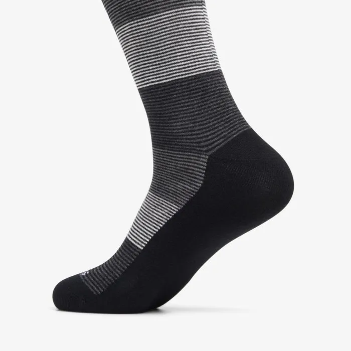 Clarks Accessories Multi Thin Stripe Bamboo Sock Black 8211 Men
