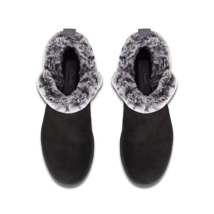 Clarks Boots and Booties Breeze Fur Black 8211 Women