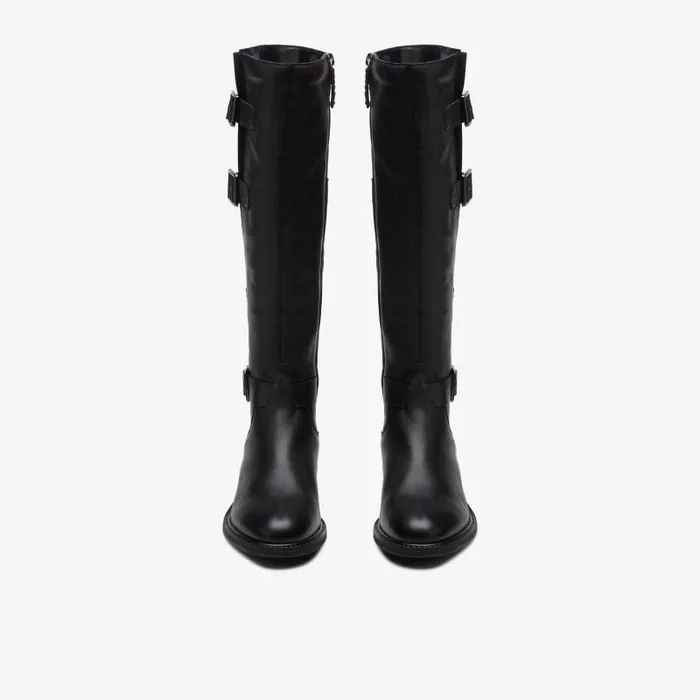 Clarks Boots and Booties Cologne Up Black Leather 8211 Women