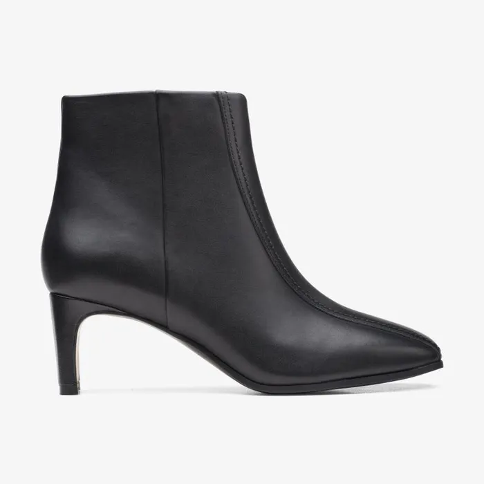 Clarks Boots and Booties Seren 55 Top Black Leather 8211 Women