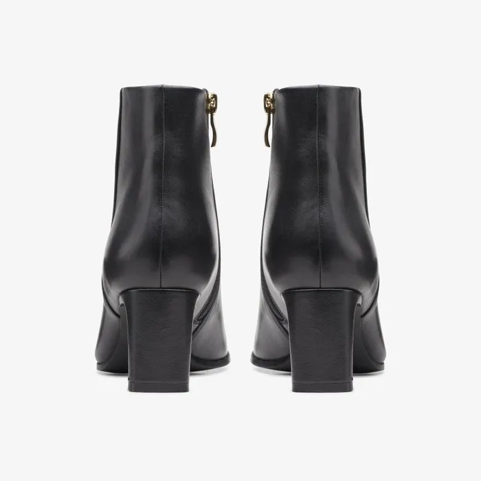 Clarks Boots and Booties Seren 55 Top Black Leather 8211 Women