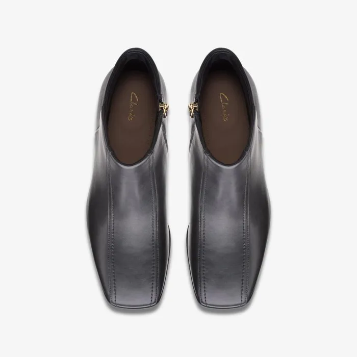 Clarks Boots and Booties Seren 55 Top Black Leather 8211 Women