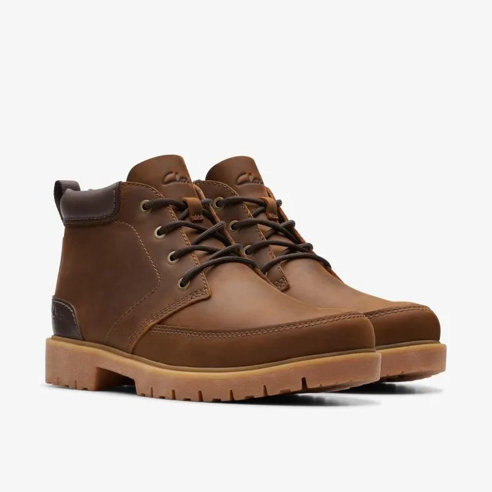 Clarks Boots Rossdale Mid Beeswax Leather 8211 Men