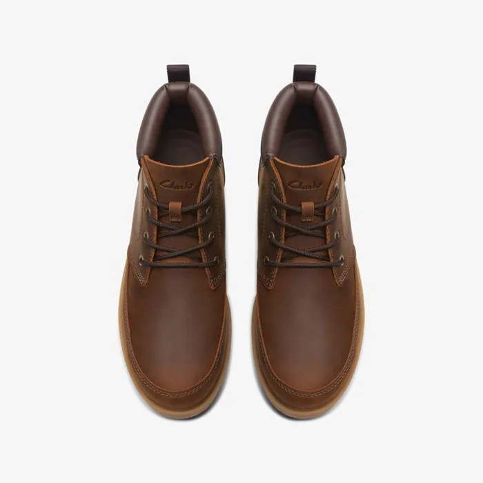Clarks Boots Rossdale Mid Beeswax Leather 8211 Men