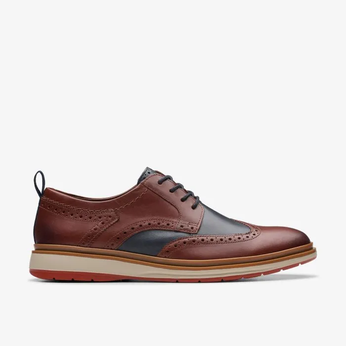 Clarks Casual Dress Shoes Chantry Wing British Tan Combination 8211 Men