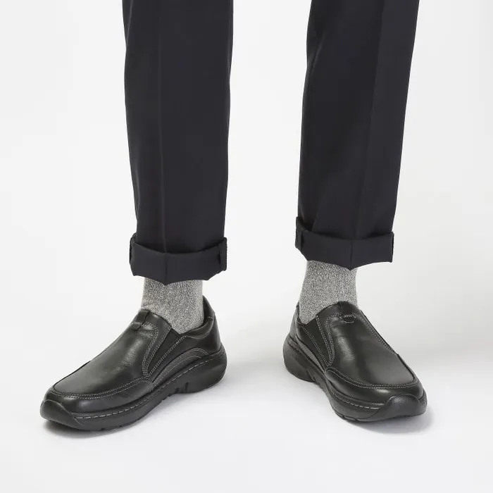 Clarks Casual Dress Shoes Clarks Pro Step Black Leather 8211 Men