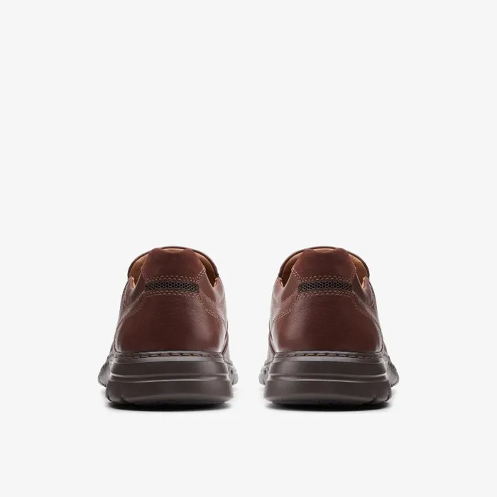 Clarks Casual Dress Shoes Un Brawley Step Mahogany Leather 8211 Men