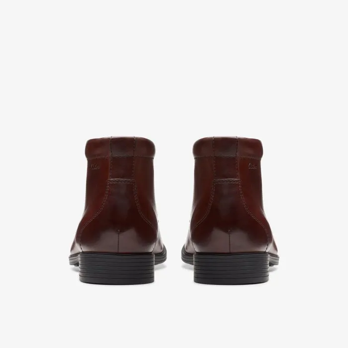 Clarks Dress Shoes Whiddon Mid Mahogany Leather 8211 Men