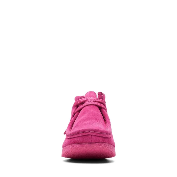 Clarks Originals Wallabee Boot Older Hot Pink Suede 8211 Kids